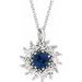 Halo-Style Necklace or Pendant