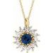 Halo-Style Necklace or Pendant