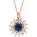 Halo-Style Necklace or Pendant
