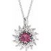 Halo-Style Necklace or Pendant