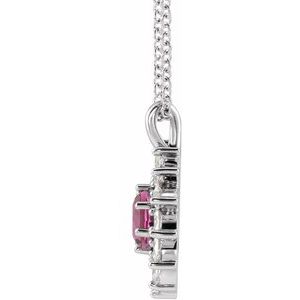 Halo-Style Necklace or Pendant