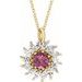 Halo-Style Necklace or Pendant