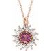 Halo-Style Necklace or Pendant