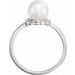 Accented Pearl Ring