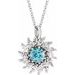 Halo-Style Necklace or Pendant