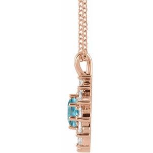 Halo-Style Necklace or Pendant