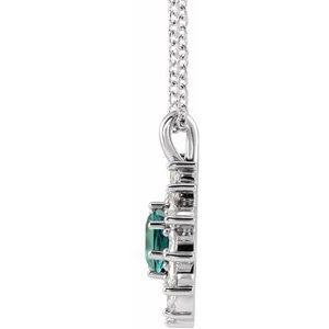 Halo-Style Necklace or Pendant