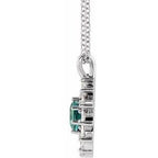 Halo-Style Necklace or Pendant