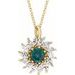 Halo-Style Necklace or Pendant