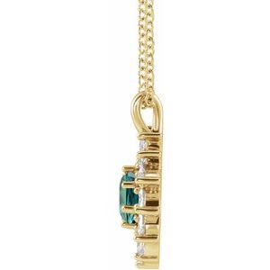 Halo-Style Necklace or Pendant