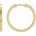 Grooved Huggie Hoop Earrings