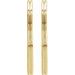 Grooved Huggie Hoop Earrings