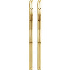 Grooved Huggie Hoop Earrings
