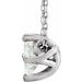 Solitaire Necklace or Slide Pendant