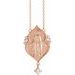 Miraculous Mary Rosary Necklace