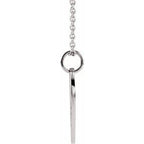 Engravable Broken Heart Necklace or Pendant