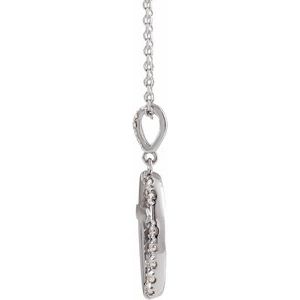 Halo-Style Cross Necklace or Pendant