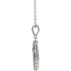 Halo-Style Cross Necklace or Pendant