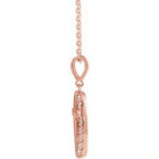 Halo-Style Cross Necklace or Pendant