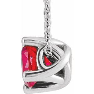 Solitaire Necklace or Slide Pendant