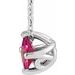 Solitaire Necklace or Slide Pendant