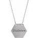 Engravable Medical Identification Necklace