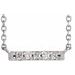 French-Set Bar Necklace or Center