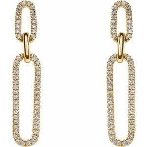 Link Accented Earrings