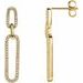 Link Accented Earrings