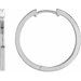 Grooved Huggie Hoop Earrings