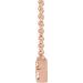 Accented Baguette Bar Necklace or Center