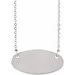 Engravable Oval Necklace