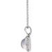 Cabochon Halo-Style Necklace or Pendant