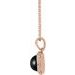 Cabochon Halo-Style Necklace or Pendant