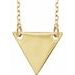 Engravable Geometric Necklace