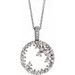 Scattered Circle Necklace or Pendant