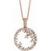 Scattered Circle Necklace or Pendant
