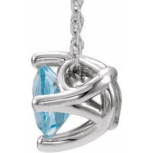 Solitaire Necklace or Slide Pendant