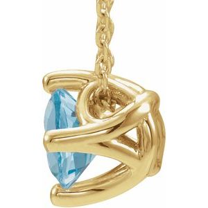 Solitaire Necklace or Slide Pendant