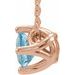 Solitaire Necklace or Slide Pendant