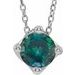 Solitaire Necklace or Slide Pendant