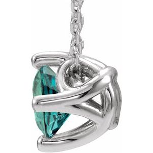 Solitaire Necklace or Slide Pendant