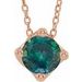 Solitaire Necklace or Slide Pendant