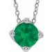Solitaire Necklace or Slide Pendant