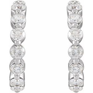 Accented Hoop Earrings