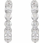Accented Hoop Earrings