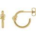 Knot Hoop Earrings