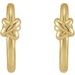 Knot Hoop Earrings