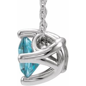 Solitaire Necklace or Slide Pendant