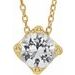 Solitaire Necklace or Slide Pendant